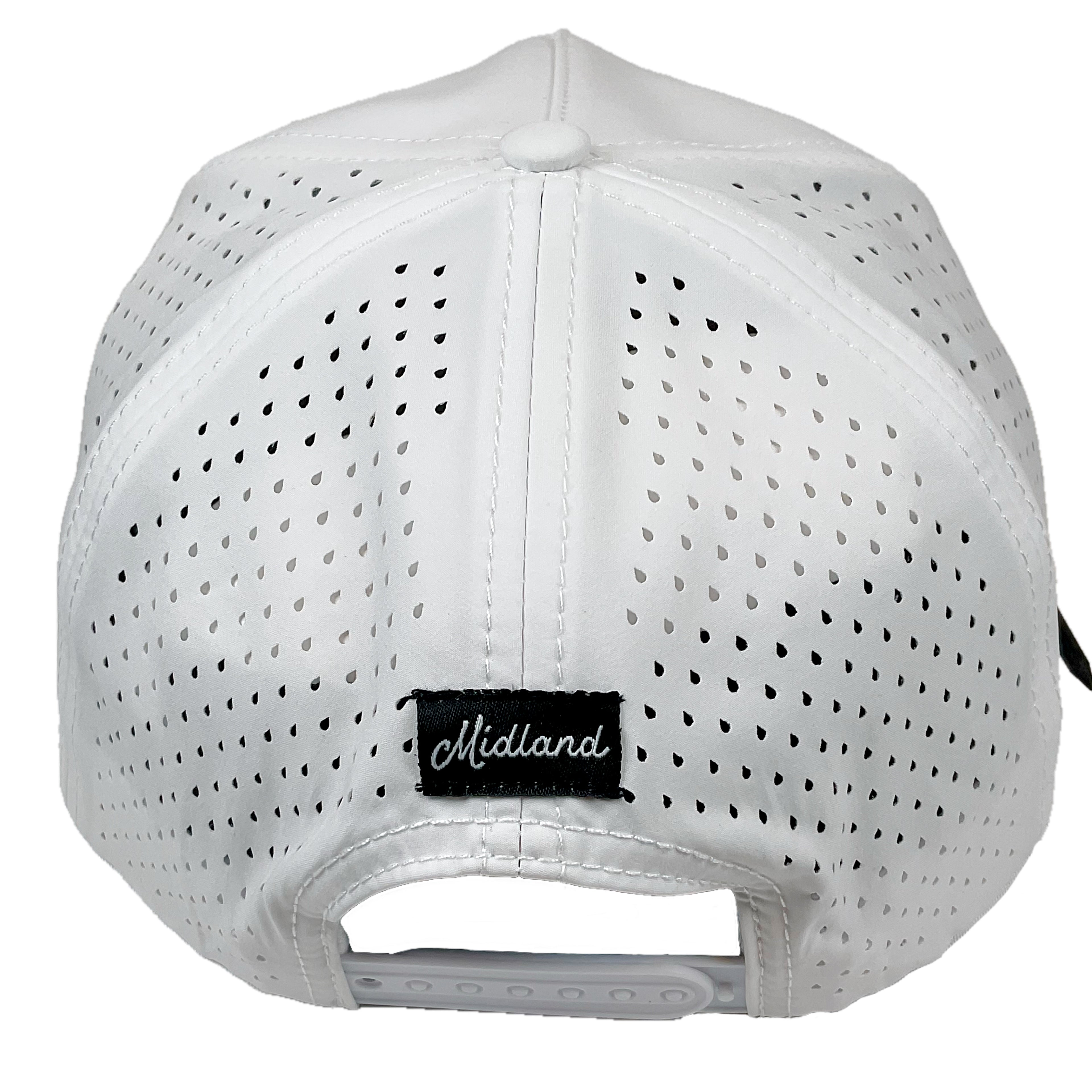 LG White Oil Rig Patch/Tee Holder Rope Cap