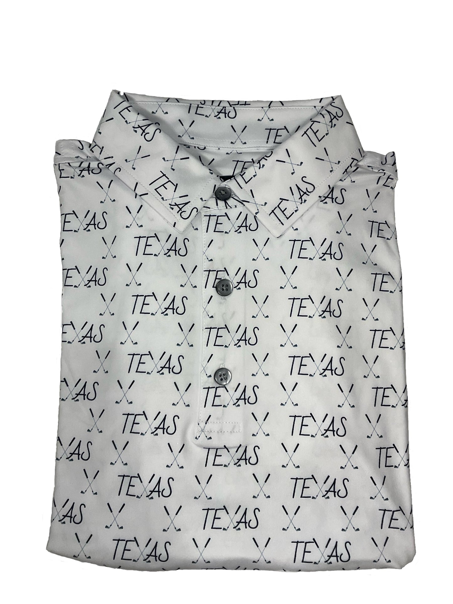 White         “Texas Wedge” Golf Polo