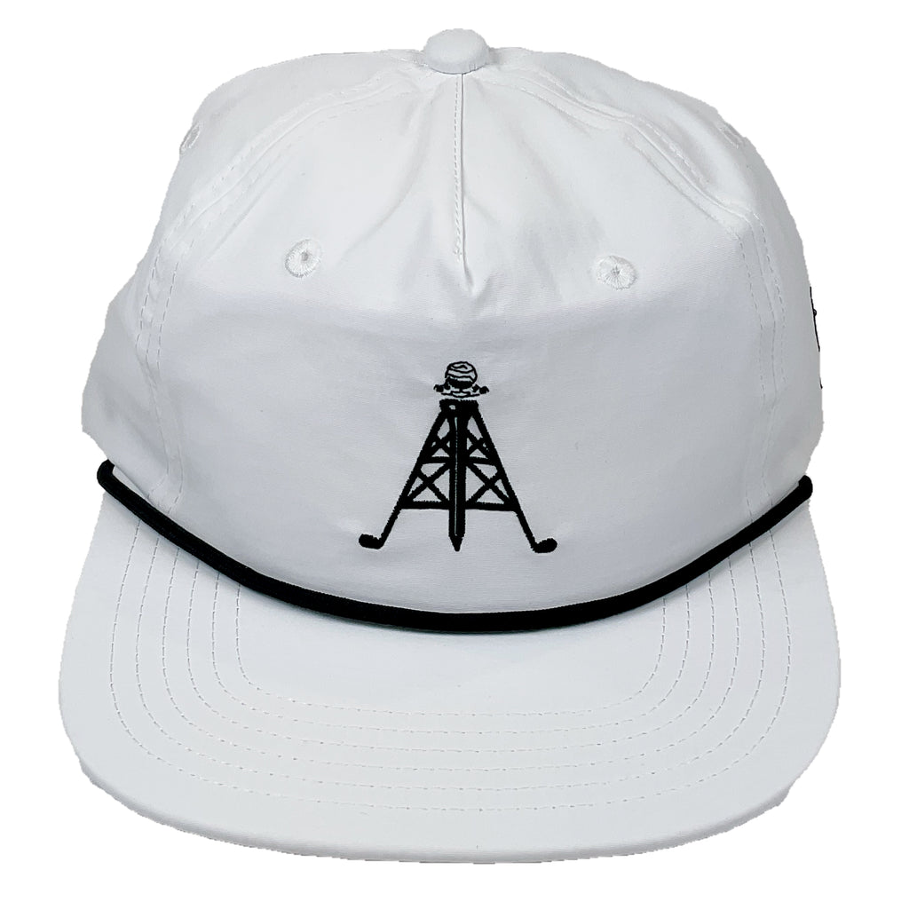 White Oil Rig Rope Hat