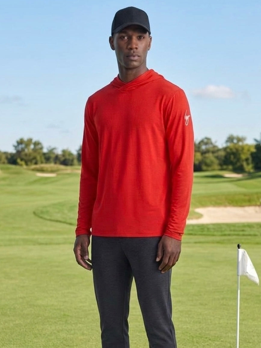 LG Red Bamboo Pullover