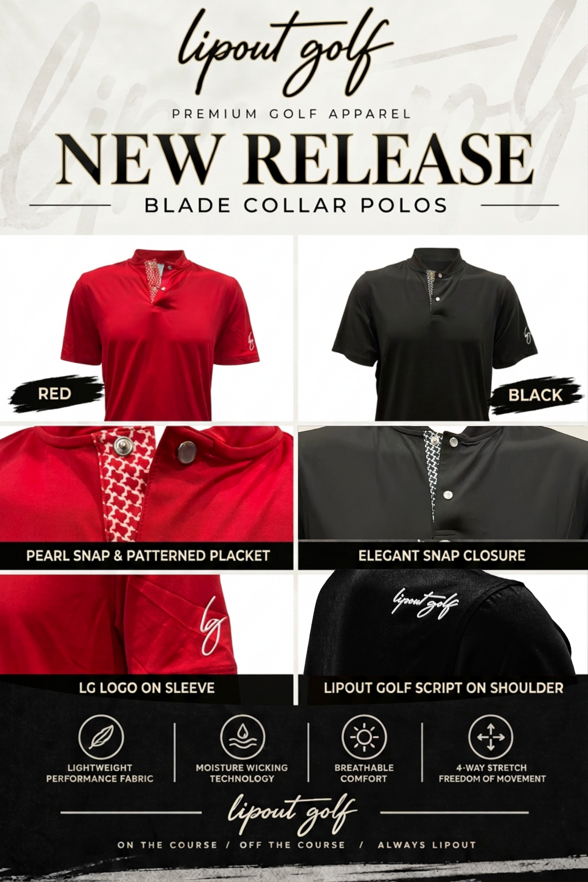 Lipout Golf Blade Polo