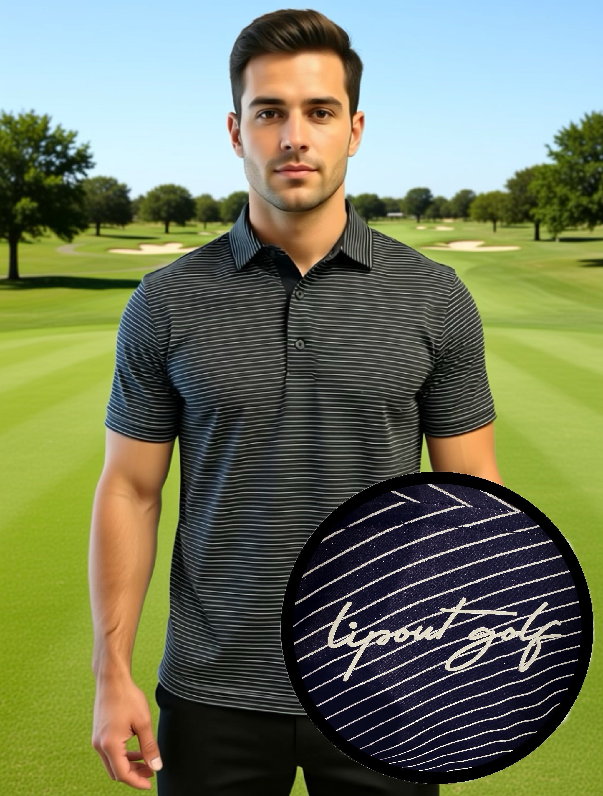 Back Lipout w/ White Stripe