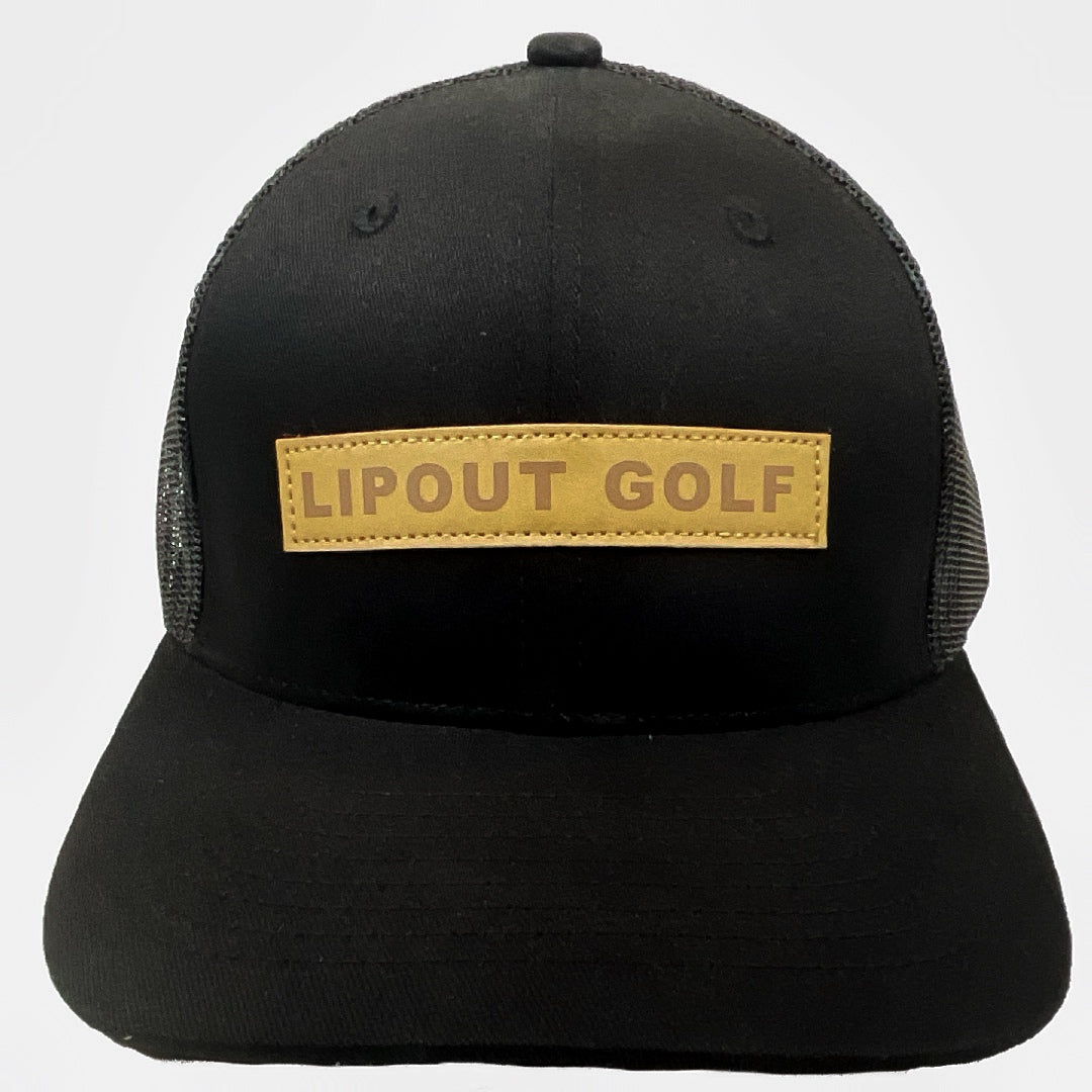Black Lipout Trucker Hat