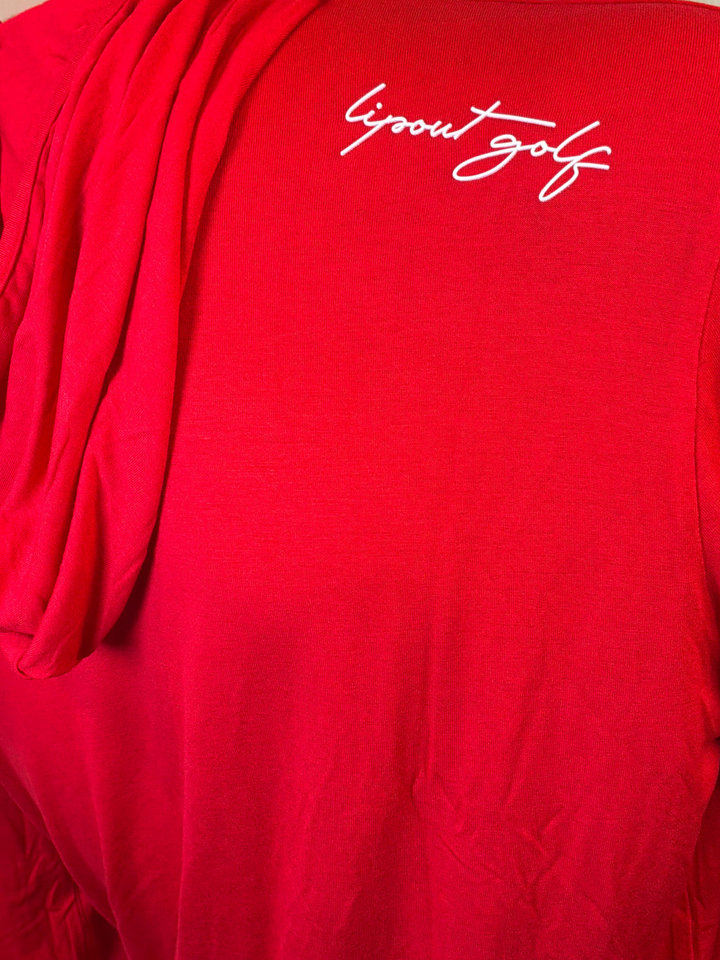 LG Red Bamboo Pullover
