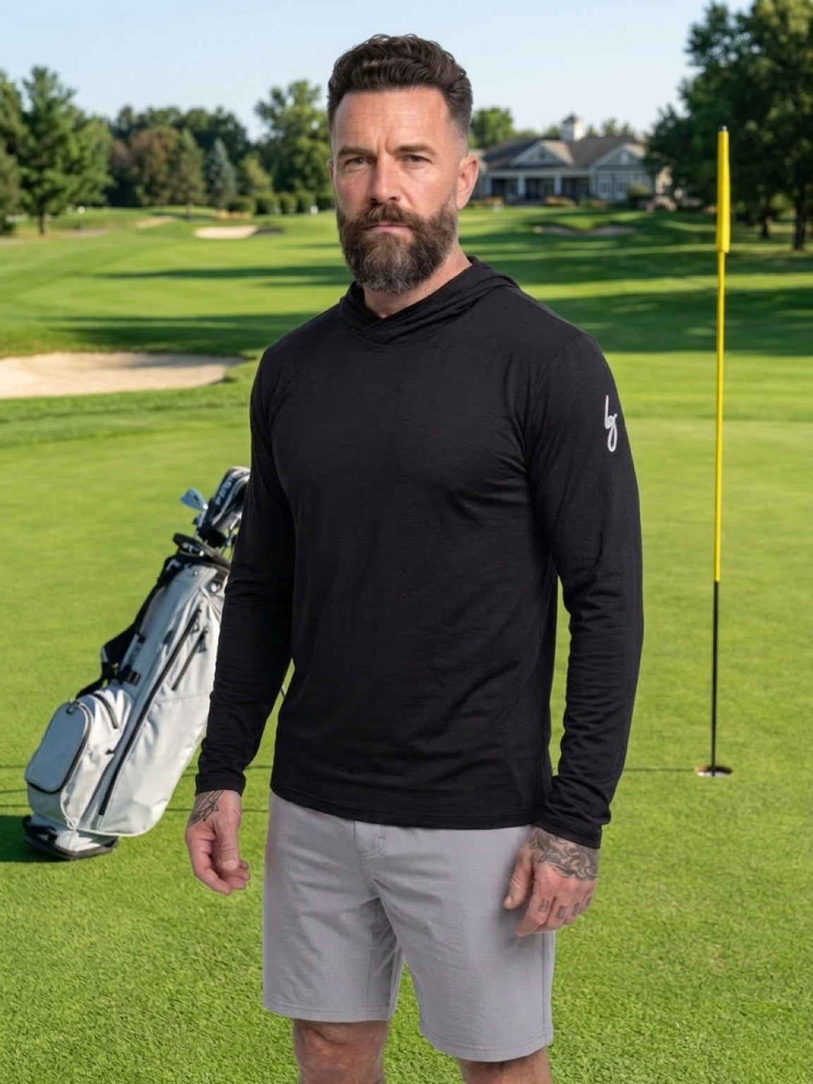 LG Black Bamboo Pullover