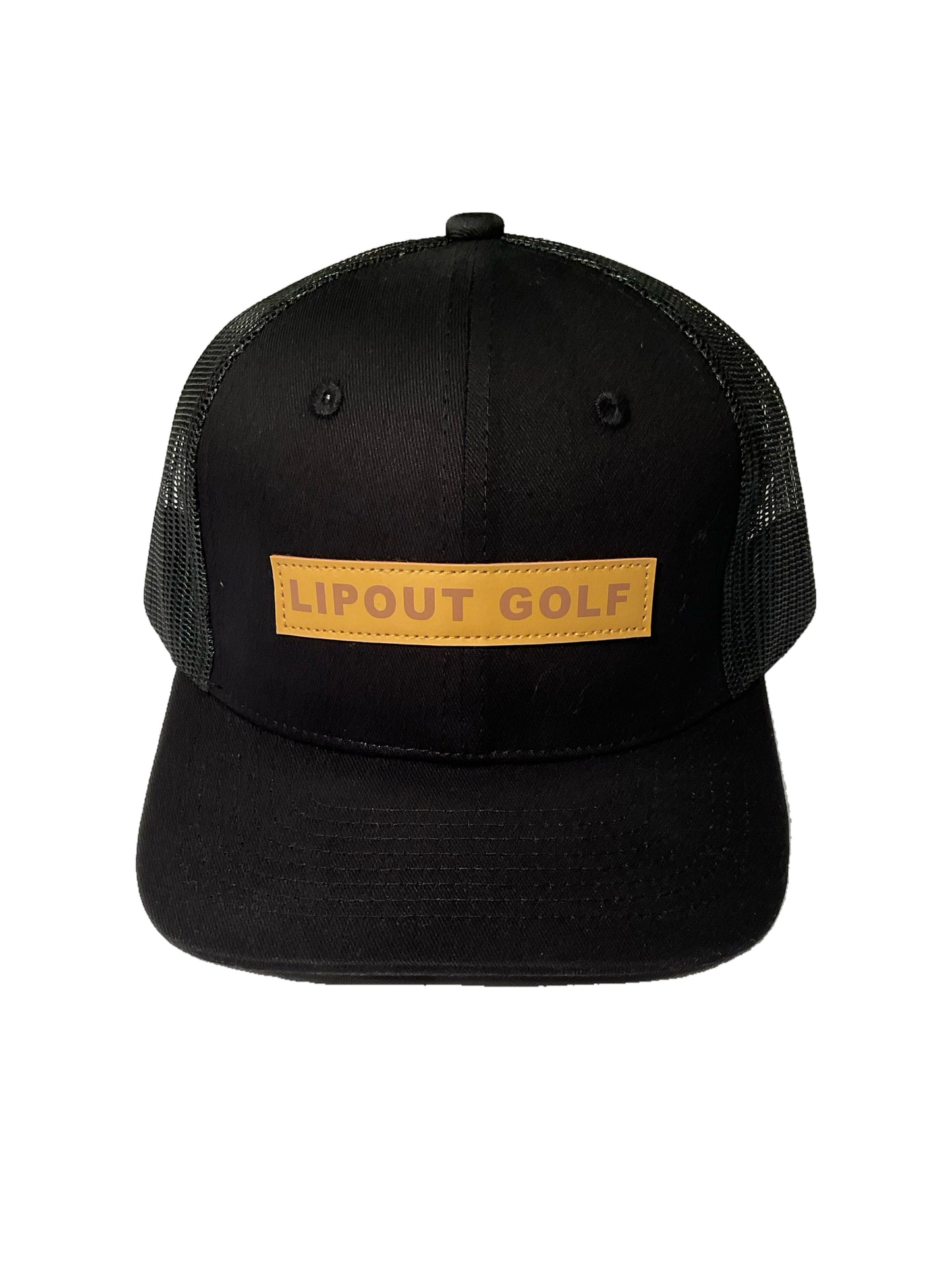 Black Lipout Trucker Hat