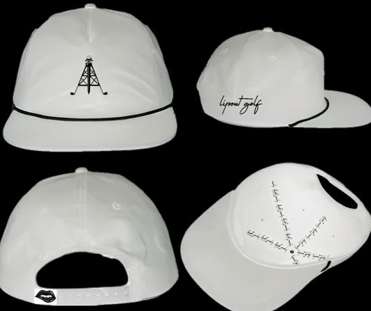 White Oil Rig Rope Hat