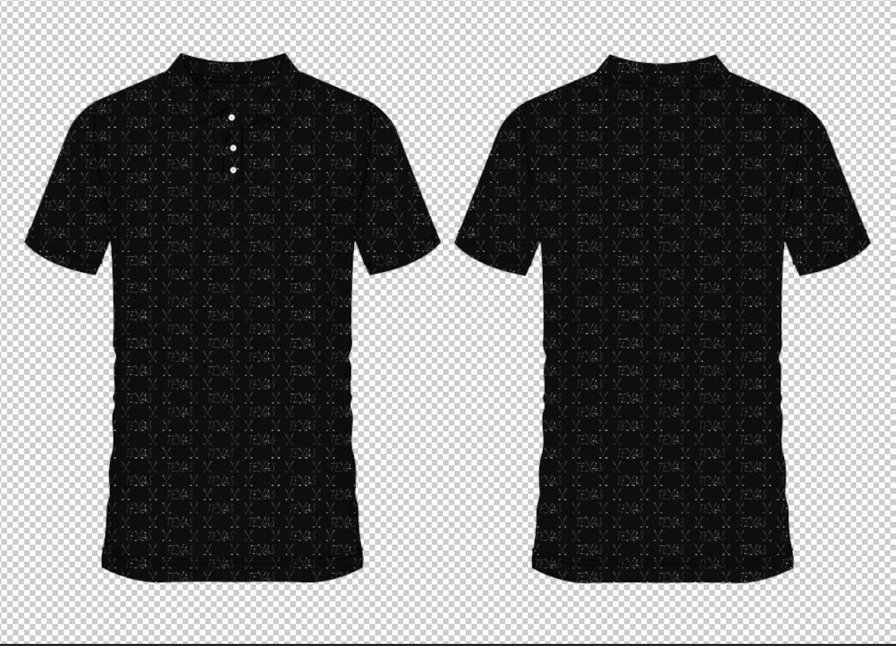 Black “Texas Wedge” Golf Polo