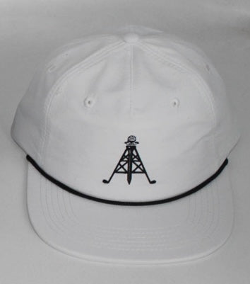 White Oil Rig Rope Hat